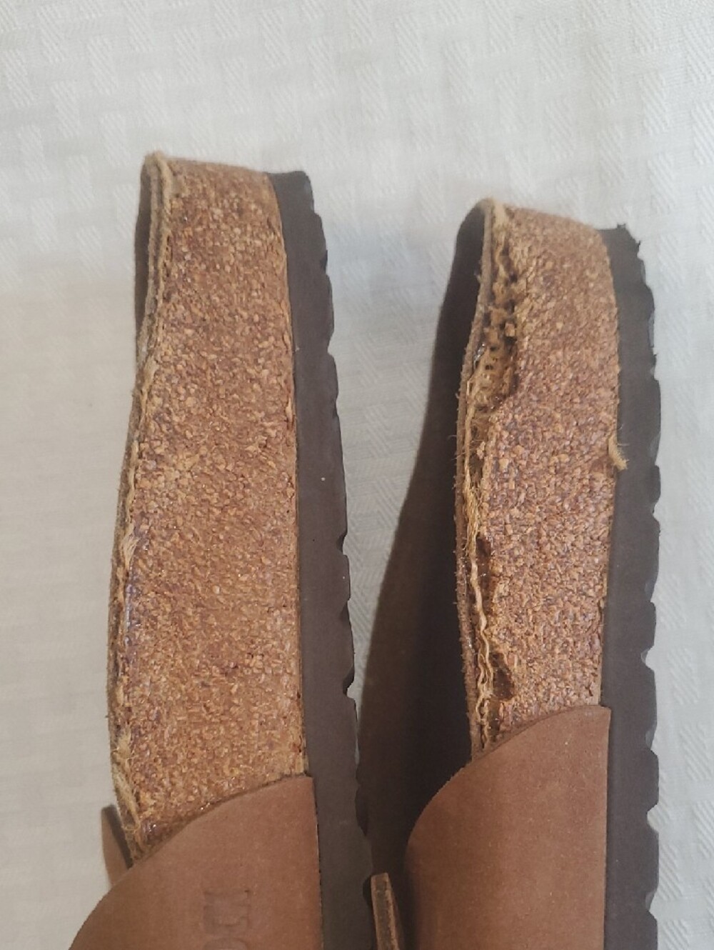 Birkenstock Brown Double Buckle Slide Sandals - Picture 8 of 14
